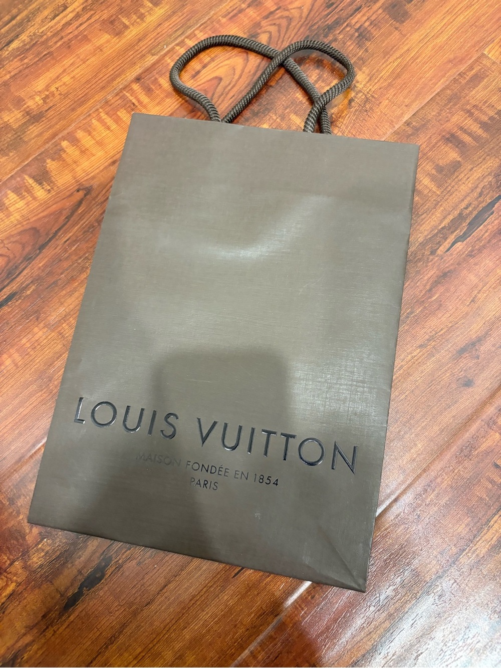 Louis Vuitton Dark Brown Shopping Bag